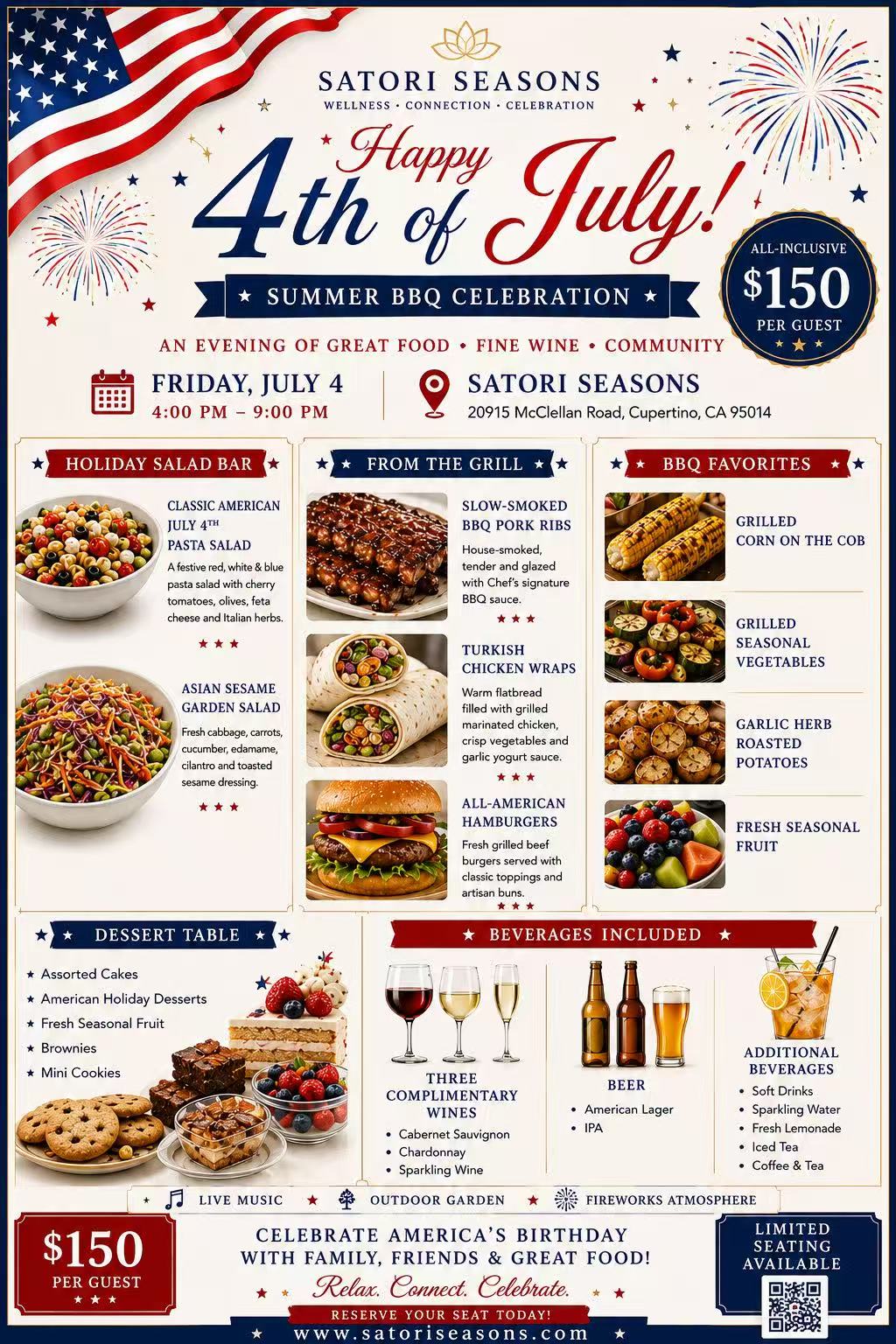 4th of July Summer BBQ Celebration