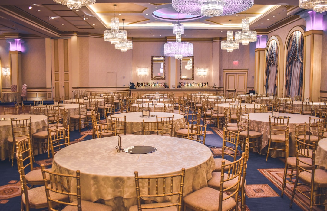 formal dinner table setting at Oakland event