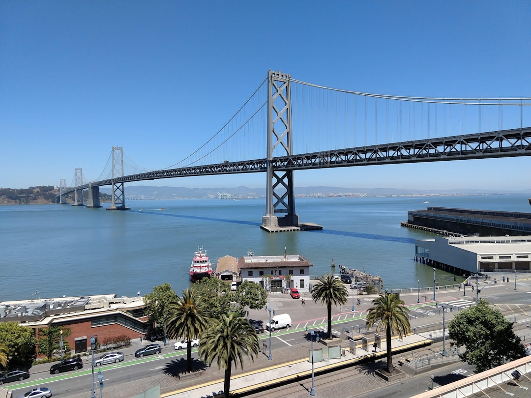 San Francisco bridge and city—audio visual event rental context